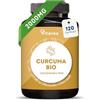 Vitavea Curcuma Bio 2000 mg con Zenzero e Pepe Nero- Alta concentrazione- 120 Capsule Vegane - Integratore di Curcumina Antiossidante Naturale per Articolazioni, Digestione e Fegato - Vitavea