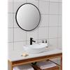 Schwänlein Lavabo a mano, 52 x 32 x 14 cm, in ceramica, colore: bianco