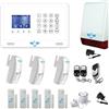 ITALIAN ALARM - Allarme Casa WiFi Senza Fili con Sirena Esterna, Antifurto Wireless Supporta SIM 4G, Controllo Smart con APP Tuya. Già Configurato, Assistenza Italia e Video Tutorial