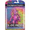 Funko Action Figure 5: Five Nights At Freddy's (FNAF) TieDye, Freddy Fazbear, Giocattolo da Collezione, Idea Regalo, Video Games Fans