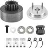 NISHZHU RC frizione campana 14T trasmissione cuscinetto frizione scarpe molle & motore dado ruota assieme per 1/8 RC modello Nitro Auto