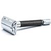 Parker Razors 74R Graphite DE - Rasoio di sicurezza (meccanismo a farfalla, ottone, stile vintage, unisex, per adulti, marrone)