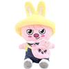 Generic Sk-zoo Bambola di peluche con cappello da sole e piccola borsa a tracolla skz 'Kindergarten Series' Peluche 15 * 20 cm Lupo Chan Han Quokka Bbokari Peluche (Dwaekki)