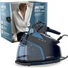 Imetec Evos Ceramic Ferro da Stiro con Caldaia, Pressione fino a 7 Bar, Tecnologia Flash Steam, Colpo Vapore 500g, Piastra Scorrevole Infinity Glide Ceramic, 2400W, Anticalcare, Ricarica continua
