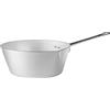 Baldassare Agnelli Pentole Agnelli Linea Family Cooking Alluminio Casseruola Conica con Un Manico e Becco, Argento, 16 cm