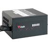 Itek Alimentatore per PC BD600-600 Watt, Ventola HDB Hydraulic Dynamic Bearing da 12 mm, Protezione PFC attiva, Convertitore Switching DC to DC