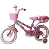 MagikBike Bicicletta da bambina Unicorno dai 4 anni, misura 16 polici con movimento a sfera, cestino e bauletto posteriore