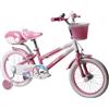 MagikBike Bicicletta da bambina Unicorno dai 3 anni, misura 14 polici con movimento a sfera, cestino e bauletto posteriore