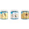 Generico Ultimate-Italia | Protein Cream Variety Pack | Crema Proteica con il 30% di proteine 3 barattoli da 250gr nei gusti Crema Pasticcera + Caffè + Cioccolato Bianco e Cocco