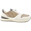 GUESS Island, Sneaker Uomo, Bianco e Beige, 43 EU