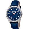 Just Cavalli Orologio Analogico al Quarzo Uomo con Cinturino in Pelle JC1G176L0125