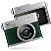 MUMQAQ Mini fotocamera portachiavi, 1080p, piccola fotocamera retrò nostalgia, piccole fotocamere portatili, micro videocamera portatile per foto, video, viaggi, studio, registrazione (verde)