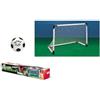 Mondo Toys 18017 - Set 1 Porta da Calcio per Bambini con Rete, Pallone Mini Ball incluso, Bianco / Nero