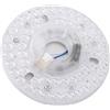 VELATEMOR Kit di Retrofit per Ventilatore da Soffitto a LED da 4,92 Pollici, 18 W 3 CCT 3000 K-6000 K Ventilatori da Soffitto di Ricambio con Luci per Camera da Letto (230V)