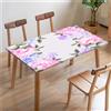 HXMJIED Tovaglia elastica per tavolo rettangolare, 183 x 76 x 76 cm, nera, elasticizzata per tavoli rettangolari, in spandex, copertura per tavolo pieghevole per la decorazione della casa