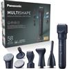 Panasonic XSHAPE TRIM MULTISHAPE Sistema Modulare ER-CKL2, ER-CDT1 & ER-CFB1, unità principale, set per rasatura e taglio capelli, regolabarba, spazzole facciali con batteria agli ioni di litio, nero