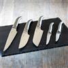 LAGUIOLE Set di coltelli Laguiole Heritage - Set di coltelli da cucina da 5 pezzi in acciaio inox con manico in legno - Coltelli da cucina di alta qualità dal design elegante - Qualità francese