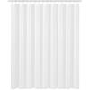 N&Y HOME Tenda da doccia extra larga in tessuto extra lungo, 274,3 x 213,4 cm, qualità alberghiera, lavabile, bianco, tende da bagno con occhielli, 274 x 84 cm