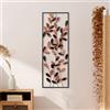 Wallity Accessorio decorativo da parete in metallo, fatto a mano, 32 x 90 cm, 100% metallo (1,5 mm), design unico dipinto a mano, perfetto per la decorazione della casa e tocco personale