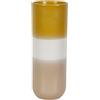 Romimex Vaso Giallo Beige Ceramica 13 x 35 x 13 cm
