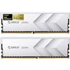 ORICO Raceline Racer DDR4 RAM 32GB (16GB×2） 3200MHz CL16, overclocking XMP 2.0, 1.35V UDIMM Desktop Memory, compatibile con Intel e AMD, memoria desktop ad alte prestazioni per il gioco - Argento H400