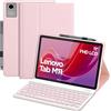 Bettdow Tastiera Custodia per Lenovo Tab M11 2024 TB330, Layout Italiano Tastiera Staccabile e Cover Custodia Protettiva per Lenovo Tablet M11 11 2024 TB330XU/TB330FU, Rosa
