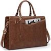 Dakuly Borsa Donna da Lavoro Borsa Porta PC 15,6 Pollici Impermeabile Grande Borse a Mano per Università Ufficio Affari Pelle PU Borse a Tracolla