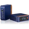 Leelbox-tech Mini PC, Intel® Processor Alder Lake-N100 16 GB DDR4,512 GB SSD (fino a 2 TB), 2xHDMI/4K@60HZ/BT5.2/LAN/VESA,Consumo Energetico Ultra Ridotto 6 W,Design per Montaggio a Parete,Computer Desktop Mini PC
