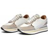 Kappa Geena Low Cut RETRORUN | Woman | Size 37 | White/Yellow Gold, Sneaker Donna, EU
