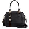 Montana West Piccola borsa a tracolla da donna con manico superiore, S Nero.