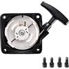 GOOFIT Avviamento a Strappo Minimoto Cinese 43cc 47cc 49cc sostituzione per 2 Tempi Biciclette Ciclomotore e Scooter Pocket Pit Bike ATV Quad Go Kart 1 Pezzo Nero