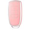 OFF WE GO Custodia Chiave Cover Chiave Guscio Chiavi per Chery Omoda C5 Tiggo 8 Plus 7 Pro Tiggo 8 Pro Arrizo 5 Coprichiave Macchina TPU Copri Chiavi, Argento Rosa