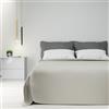 Byour3 - Copriletto Matrimoniale - Misto Cotone Jacquard Telo Arredo Letto Singolo Piazza e Mezza ARTIGIANALE Anallergico Coperta Copritutto Granfoulard Multiuso (Rombi Avorio, 1P. e mezza)