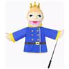 LOMTRATS Burattini teatrali per bambini,include insegnante,poliziotto,pirata,detective,ecc.con bocche aperte mobili,perfetti per raccontare storie,insegnare,regali per festival,1 pezzo con joystick