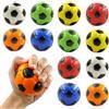 Meanju Mini Pallone da Calcio 12 Pezzi, Palle di Schiuma per Bambini, Palline di Spugna Morbida, Mini Palline Sportive, Palline da Calcio Antistress per Bambini e Adulti
