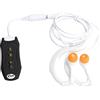 Akozon IPX8 Sport Impermeabile Mp3 Per Nuoto, Mp3 Etanche Natation Lettore musicale FM subacqueo durevole con cuffie e clip Broadcast Black4GB Lettore musicale portatile impermeabile 4GB