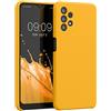 kwmobile Cover per Samsung Galaxy A32 5G Custodia - Back Case per Smartphone in Silicone TPU - Protezione Gommata - mango