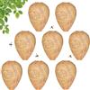 Flintronic Nido di Vespe, 8 Pezzi Falso nido di vespa Finto, 22 * 28cm Naturale Repellente Sicuro Trappola, Impermeabile Esca Non Tossico per Api, per Casa e Giardino all'Aperto