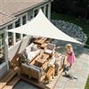 LOVE STORY Vela ombreggiante Triangolare 2.5x2.5x2.5m Impermeabile Tenda a Vela Beige Tenda da sole per esterno，PES Poliéster Protezione UV al 95% per Esterno,Giardino,Terrazzo,Balcone,Patio