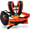 Auzlya Imbracatura Decespugliatore Professionale - Cinghia Comfort Regolabile Doppia Tracolla Universale