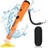 Flintronic Metal Detector, Impermeabile IP66, Detector Portatile a Scansione a 360°, con Luce LED, Indicatore LED Integrato e Luce di Allarme, per Caccia di Oro Tesoro, Alta Sensibilità