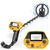 HIUYRFS Metal Detector ad Aalta Precisione Impermeabile Altezza Regolabile, Detector Oro 25cm Bobina di Ricerca Rilevatore per Bambini e Adulti, Cercatore d'Oro, Batteria Ricaricabile