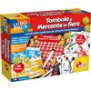 Liscianigiochi Lisciani Giochi- Ludoteca Tombola Segna e Cancella e Mercante in Fiera, Colore, 89161
