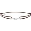 Nato Cuff - Bracciale Argento 925 Links - Fatto a mano in Francia - Regolabile - Gioiello Uomo o Donna (Maronne)