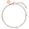 Purelei Delicato bracciale con fiori di perle - acciaio inossidabile in oro, argento e oro rosa, regolabile - delicato sulla pelle - Bracelet - bracciale da donna, Eine Grösse, Acciaio inossidabile