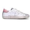 PHILIPPE MODEL Sneaker donna bianca/rosa in pelle