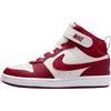 Nike Court Borough Mid 2 PS, Sneaker, Sail Gym Red White, 33.5 EU