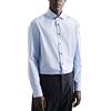Seidensticker Slim Fit Langarm Popeline Camicia, Azzurro 010, 43 Uomo