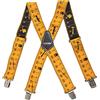 AISENIN Bretelle per metro a nastro da uomo, larghezza 5,1 cm, bretelle da lavoro elastiche regolabili, Giallo, 6.2 * 4.3 * 1.1 inch