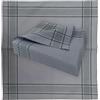 ggm Fazzoletti da uomo in tessuto 100% cotone, dimensioni 50 x 50 cm, Grigio-verde, 50x50cm